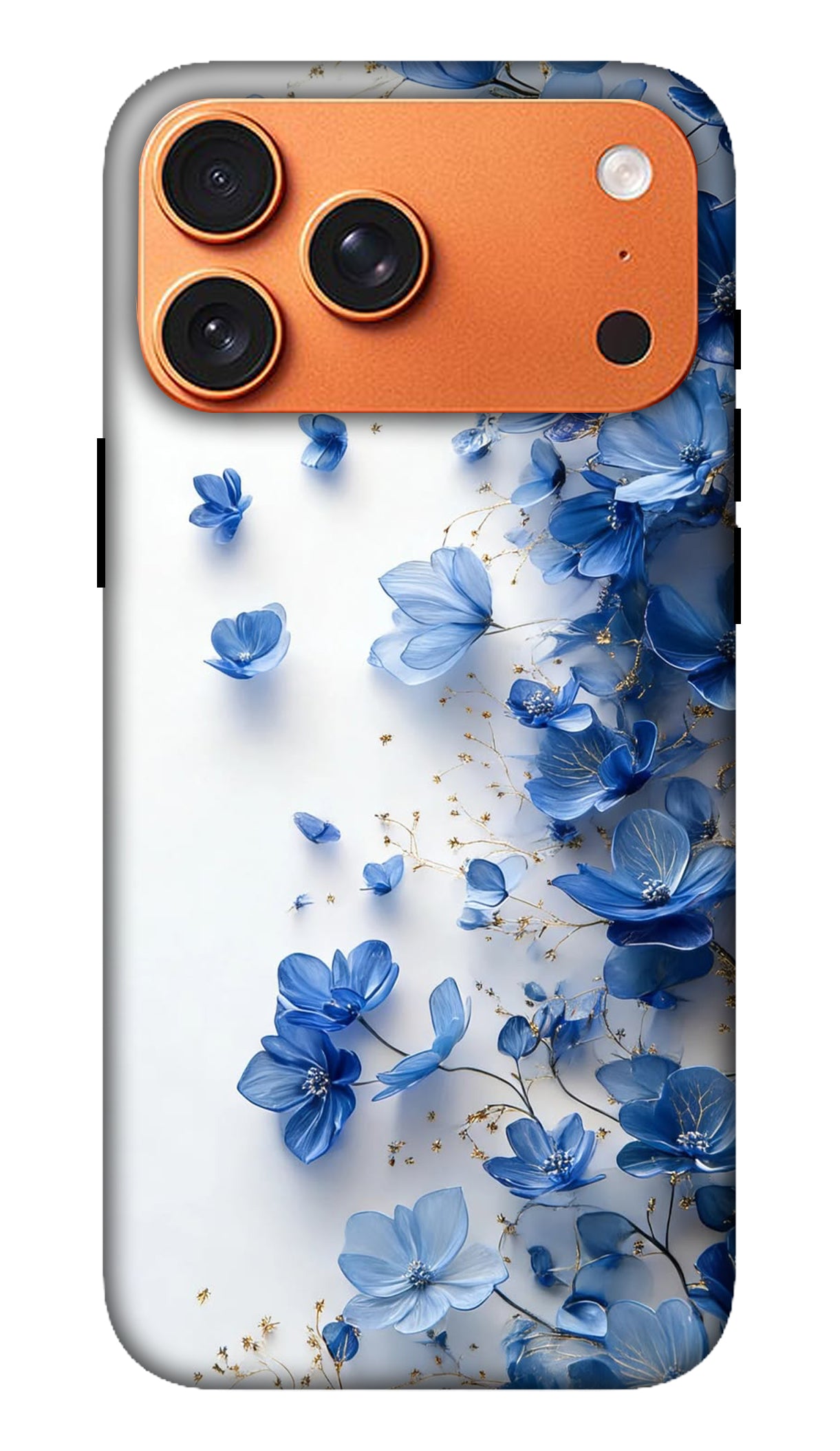 Blue Watercolor Floral Phone Case