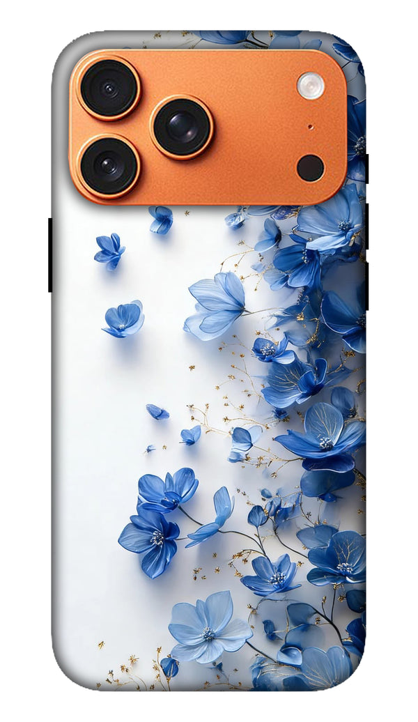 Blue Watercolor Floral Phone Case