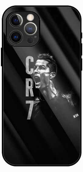 Minimal Dark Portrait Luxury Glass Back Phone Case