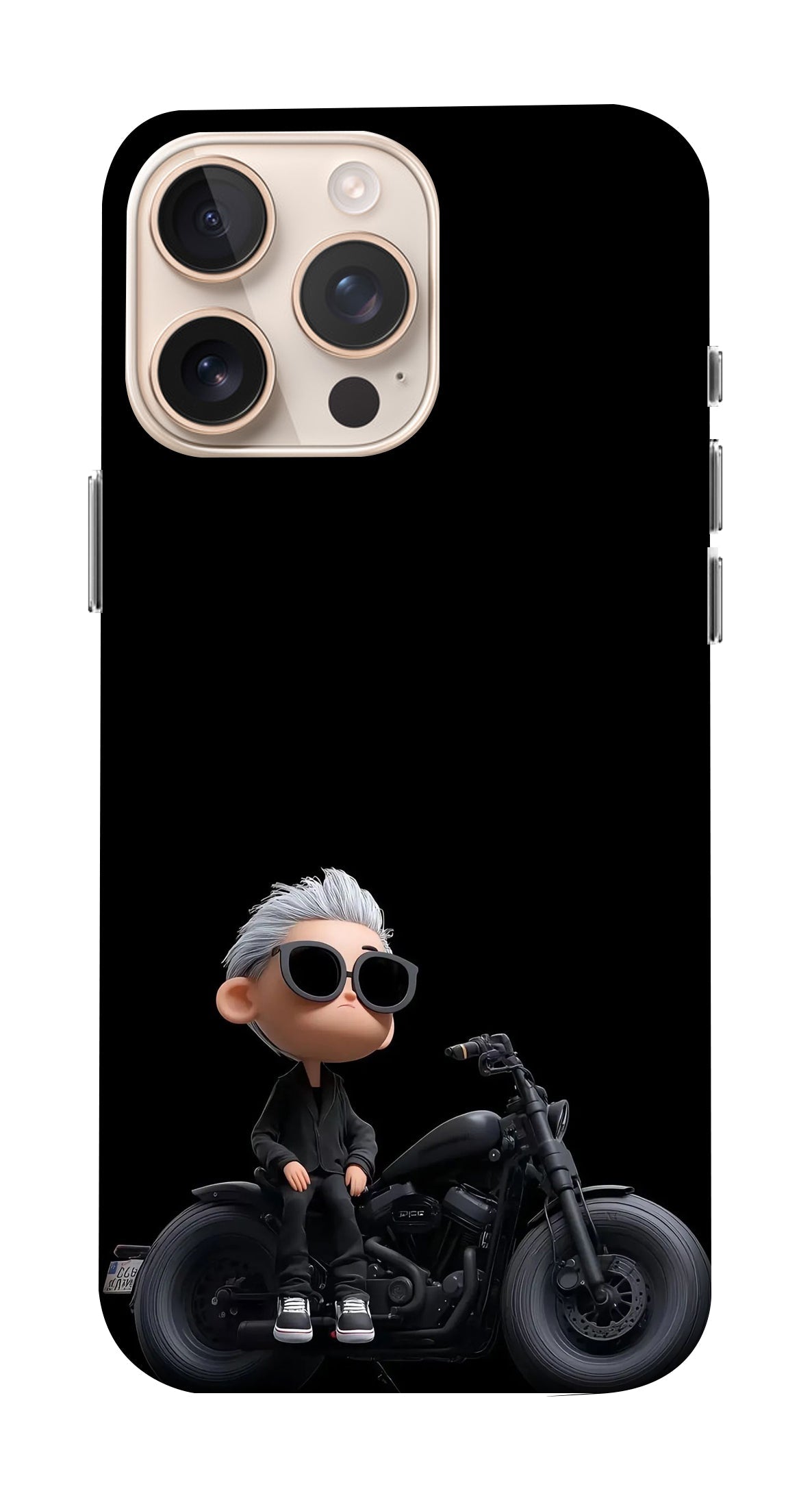 Cartoon On Bike Travel Phone Case