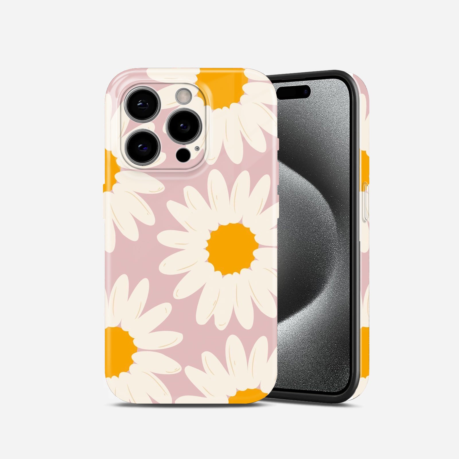 Daisy White BCG Hard Glossy Case - Stylish & Protective Cover
