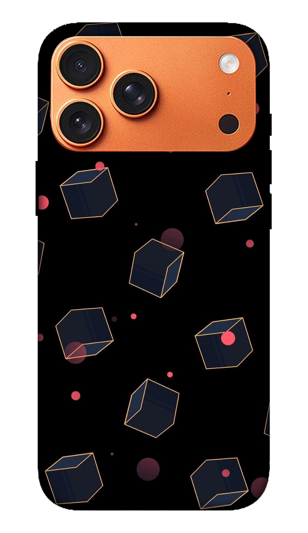 Dark Floral Icon Pattern Phone Case