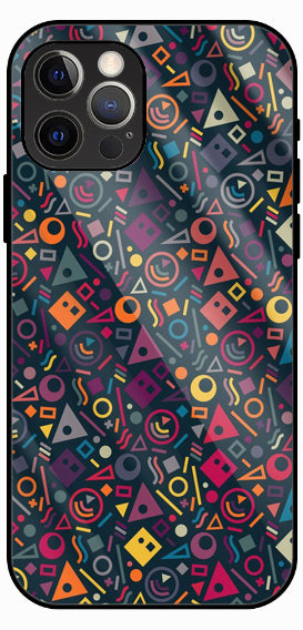 Dark Floral Retro Abstract Luxury Glass Back Phone Case