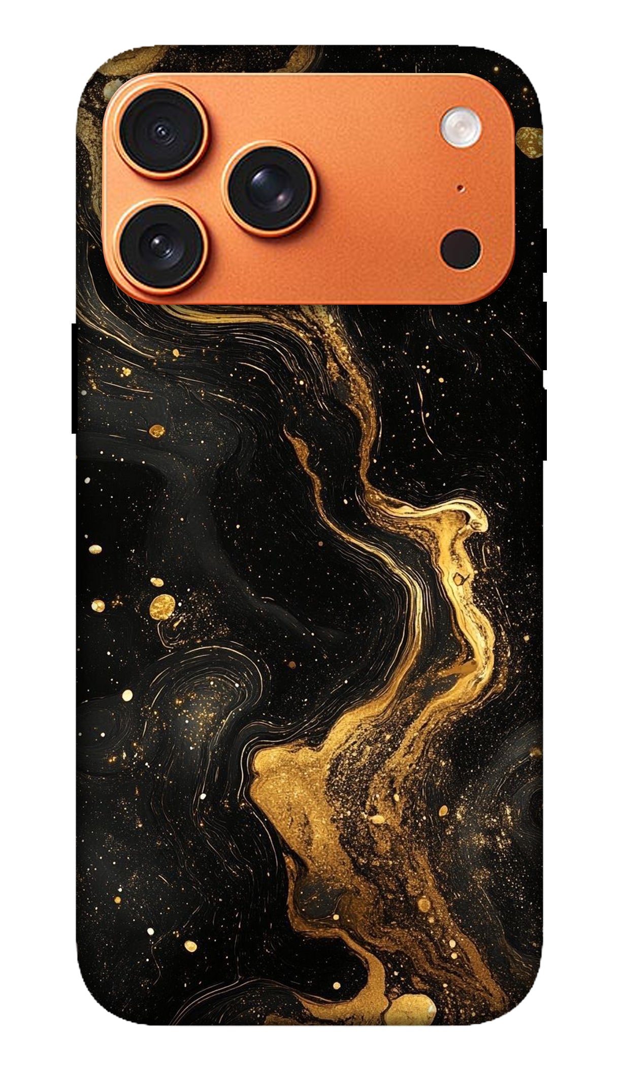 Dark Gold Marble Luxury Phone Case