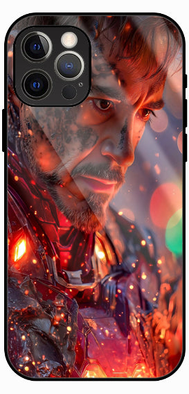 Fire Storm Hero Action Luxury Glass Back Phone Case