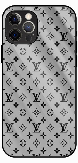 Grey Pattern Aesthetic Premium Glass Phone Case