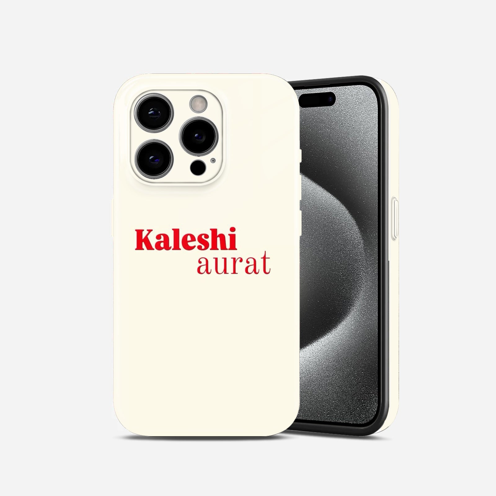 Kaleshi Aurat Hard Glossy Case - Stylish & Protective Cover