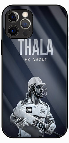 Legend Thala Style Portrait Luxury Glass Back Phone Case