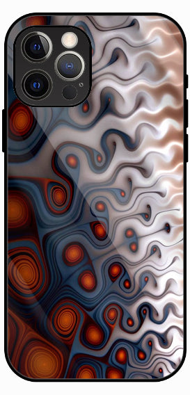 Metallic Bubble Texture Luxury Glass Back Phone Case
