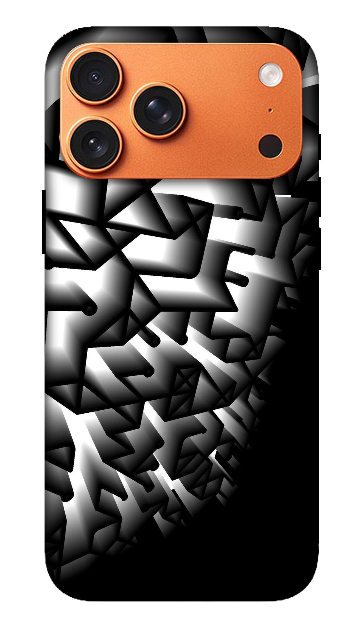 Metallic Silver Texture Phone Case