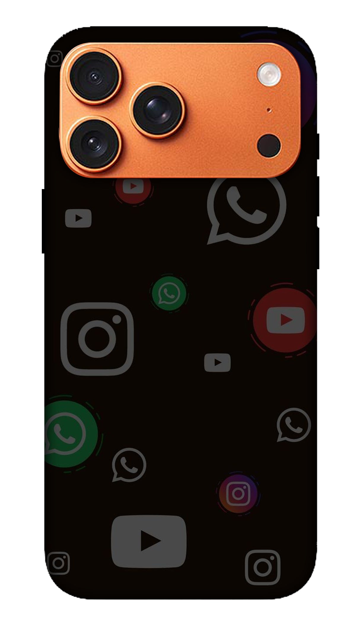 Minimal App Icon Pattern Phone Case