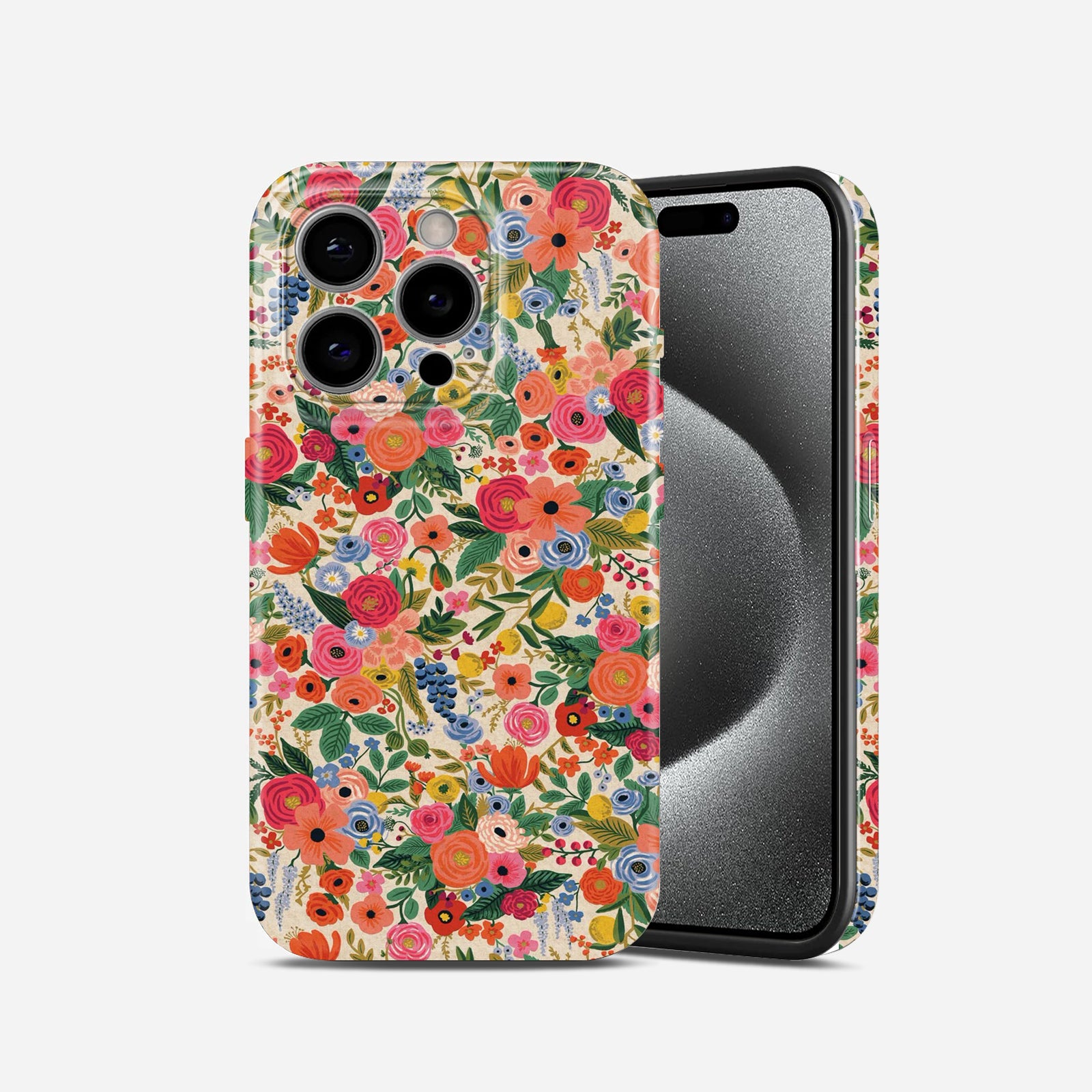 Multi Color Floral Hard Glossy Case - Stylish & Protective Cover