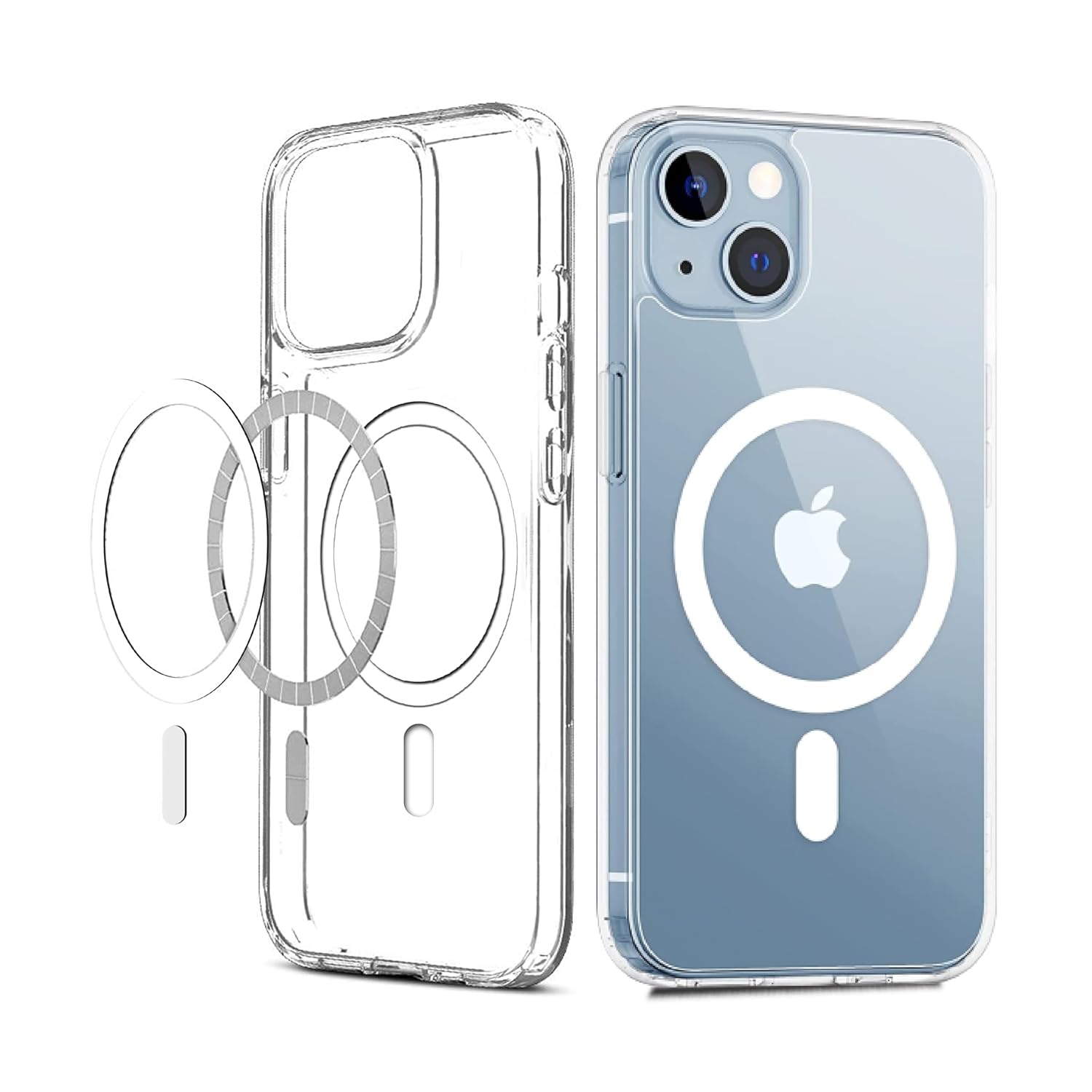 Crystal Clear MagSafe Transparent Case