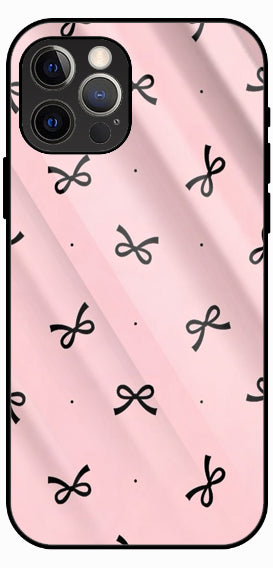 Pink Bows Premium Glass Phone Case