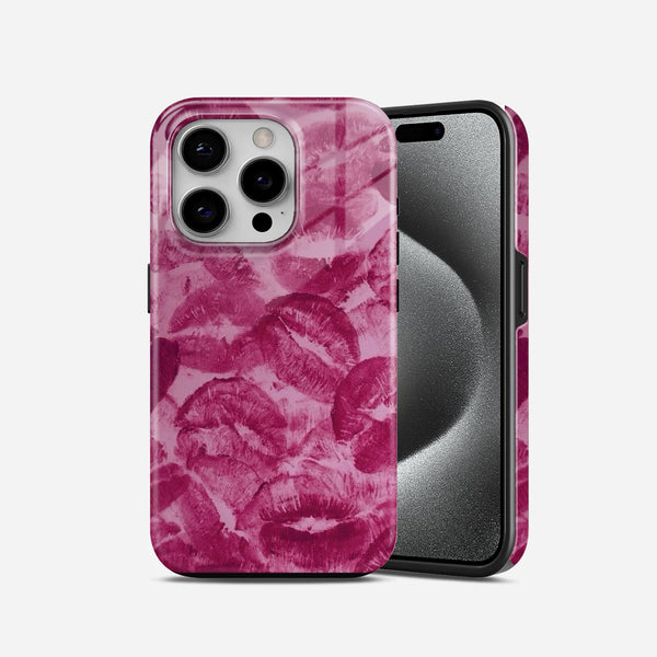Pink Lips 2 in 1 Mobile Case
