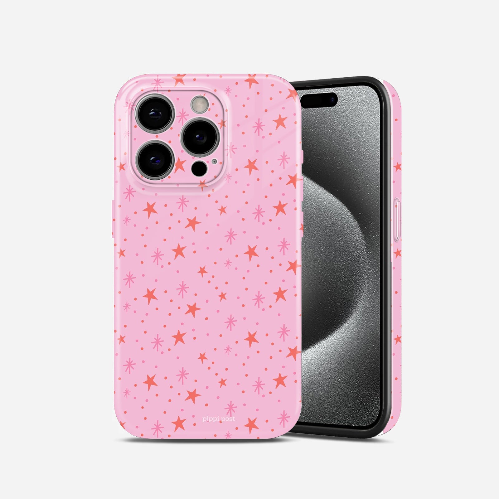 Pink Speckle Cute Hard Glossy Case - Stylish & Protective Cover
