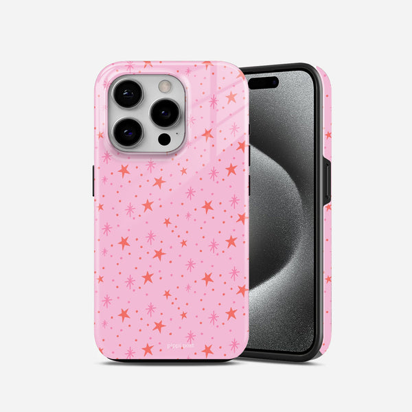 Pink Starts 2 in 1 Mobile Case