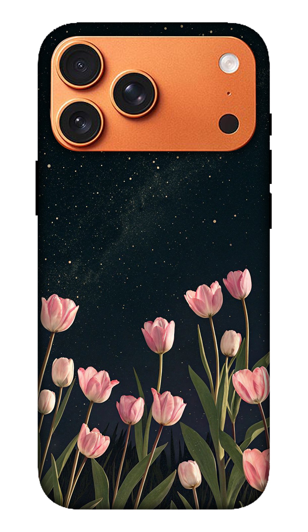 Pink Tulip Garden Floral Phone Case