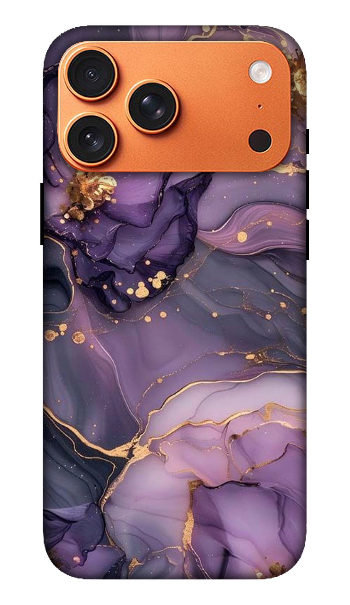 Purple Marble Soft Texture Phone Case