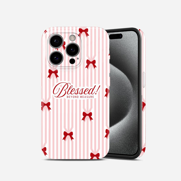 Red Bows Love Hard Glossy Case - Stylish & Protective Cover