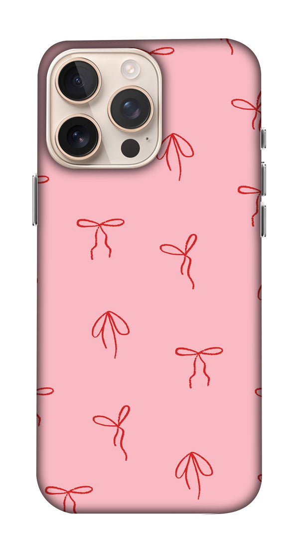 Red Bows Shape Girly Mobicase
