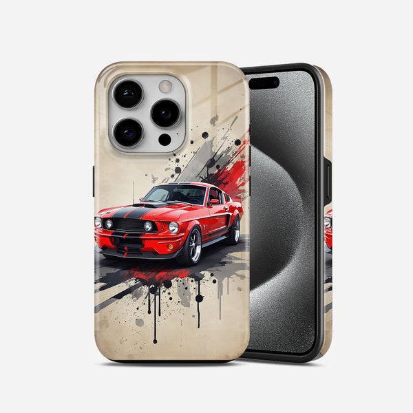 Red  Car  Design  2  in  1  Mobile  Case