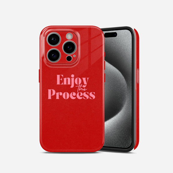 Red Motivation Quote Hard Glossy Case - Stylish & Protective Cover