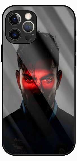 Red Shadow Cricket Hero Luxury Glass Back Phone Case