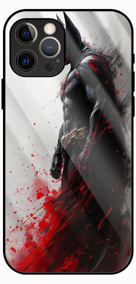 Red Shadow Hero Strike Luxury Glass Back Phone Case