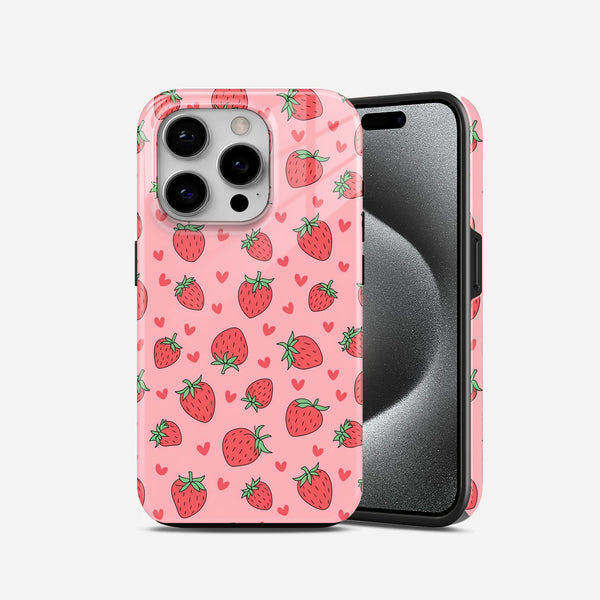 Strawberry 2 in 1 Mobile Case