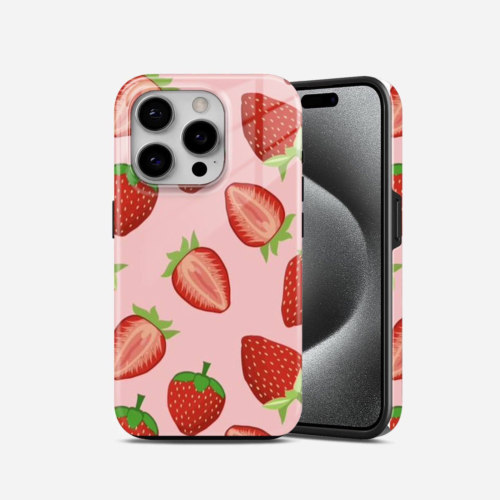 Strawberry  Pattern  2  in  1  Mobile  Case