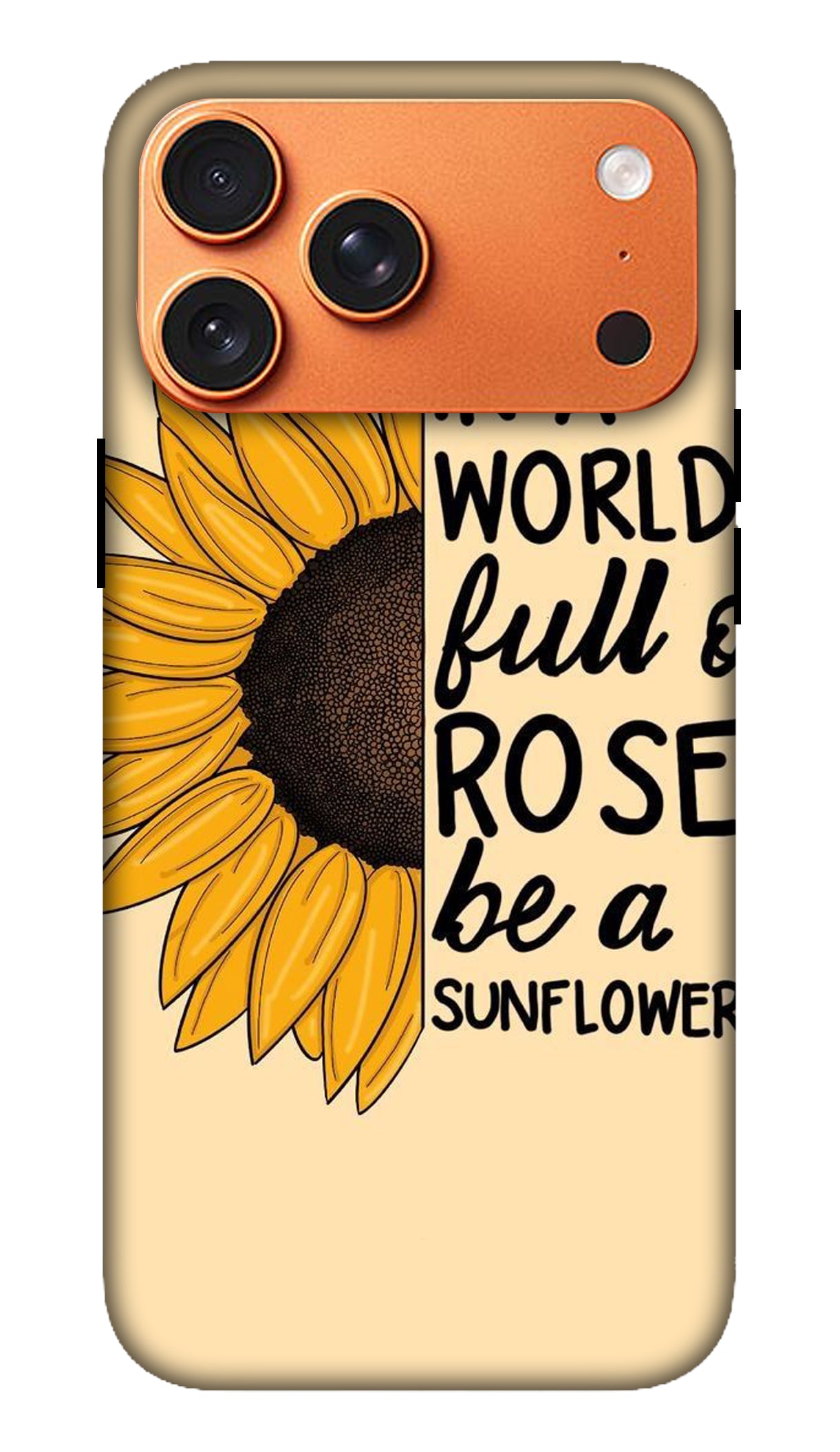 Sunflower Quote Aesthetic Phone Case