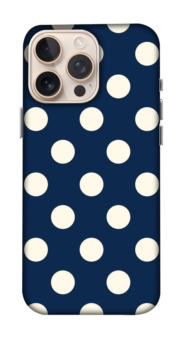 White Polka Dots Shape Mobicase
