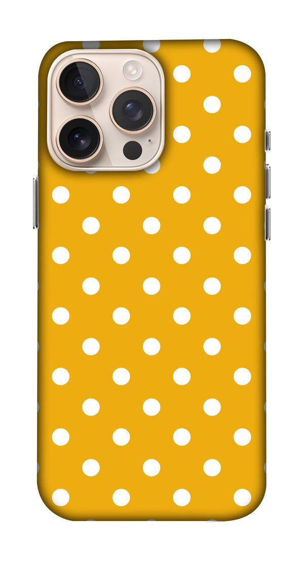 Yellow Polka Dots Shapes Mobicase