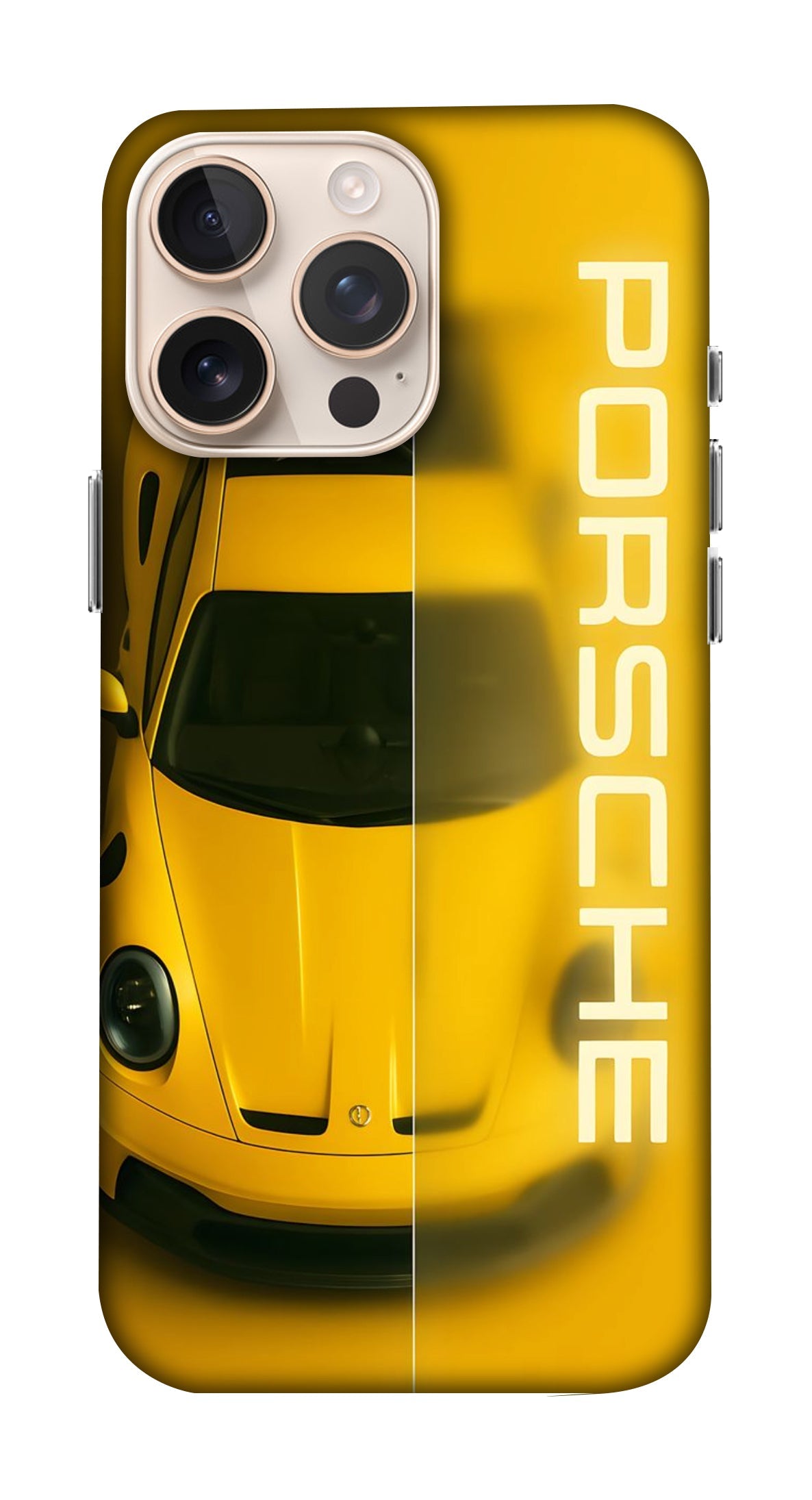 Yellow Porsche Car Mobicase