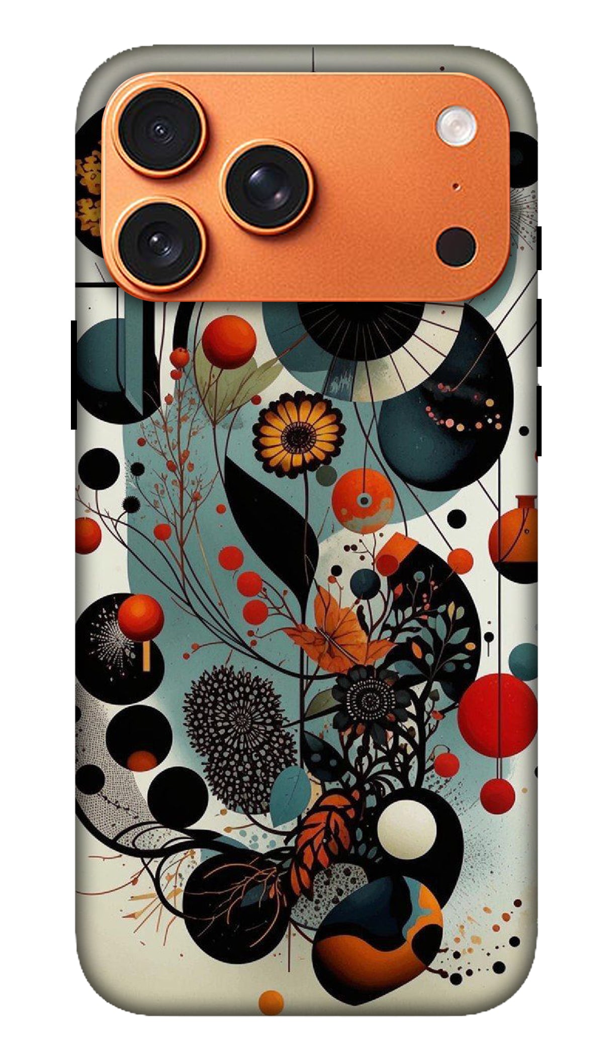 Minimal Artistic Shapes Marble Phone Case